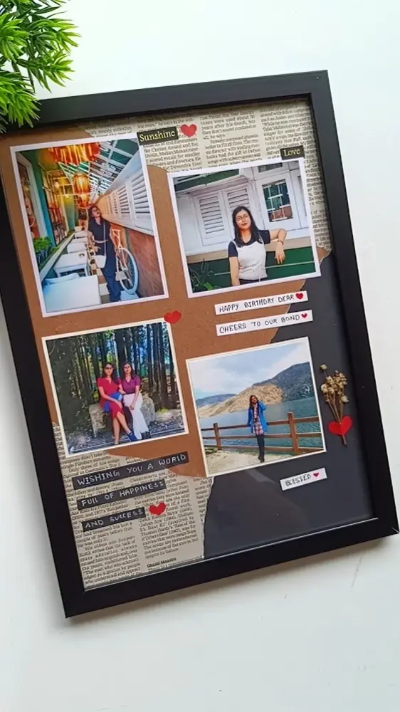 Paper work photo frame