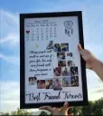 White background frame