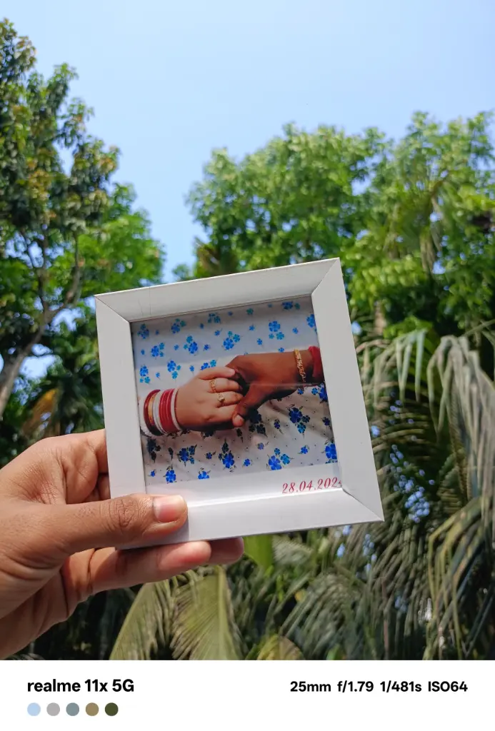 Hand picture frame