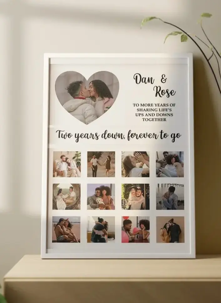 Love theme basis customise photo frame