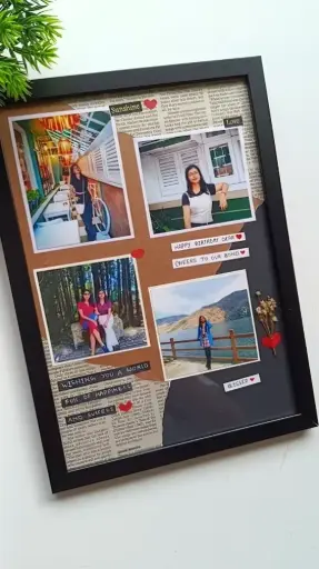 Paper work photo frame