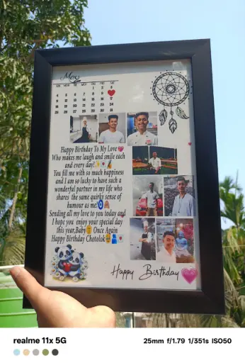 White background frame