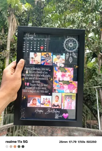 Birthday special 8*12 Customise photo frame