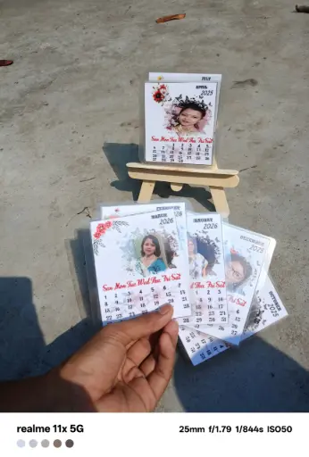 Customise table calendar 12 month