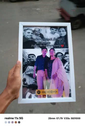 Customise music plaque Photo Frame