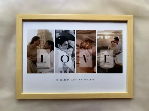 Landscape mode customise photo frame